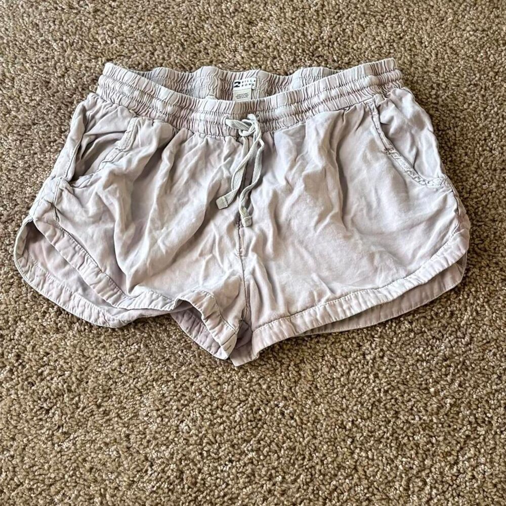 Billabong Women's Grey and Purple Shorts